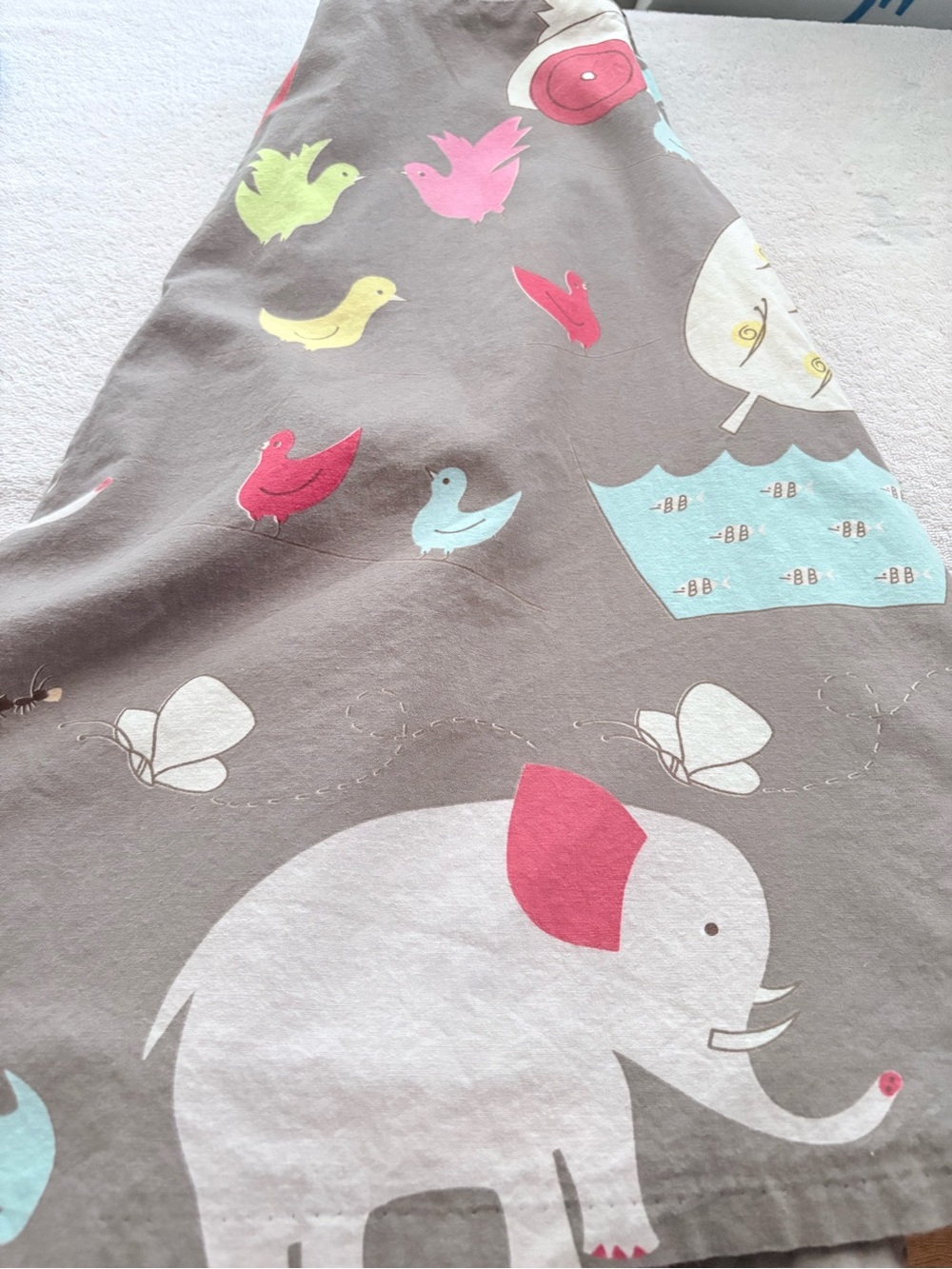 Lovely Kate Rare Whimsical Gray Animal Novelty Print A-Line Retro Cotton Skirt S - Picture 7 of 11